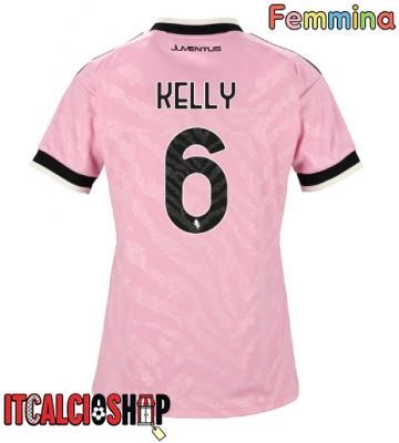 Juventus Lloyd Kelly #6 Seconda Maglia Femmina 2026-27 Manica Corta Juventus Lloyd Kelly #6 Seconda Maglia Femmina 2026-27 Manica Corta